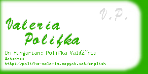 valeria polifka business card